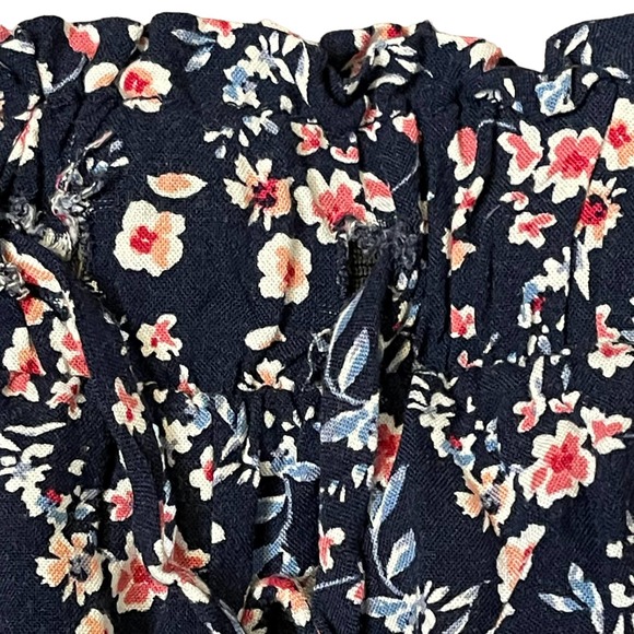 Altard State Floral Boho Paper Bag Lined Short Ruffle Trim Hi-Rise Women Small - Picture 6 of 8